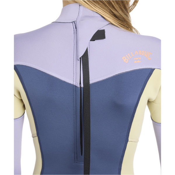 2026 Billabong Junior Synergy 3/2mm Back Zip Wetsuit 24RW251602 - Stormy Blue